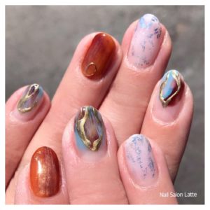 旭川ネイルサロンラテおすすめニュアンスネイル Nail Salon Latte